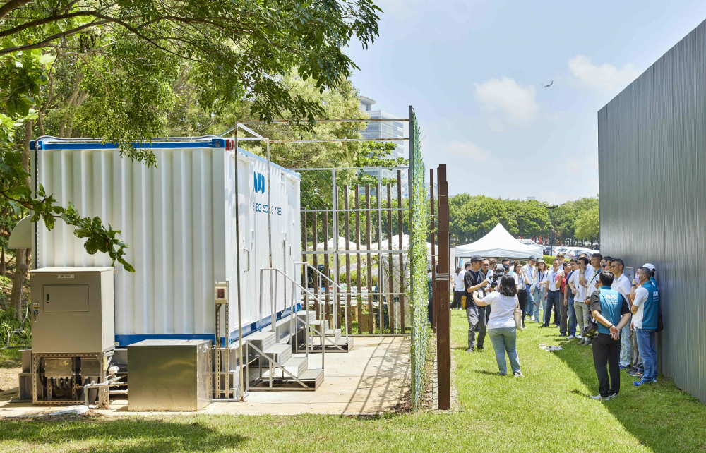 友達西大墩窯文化館建置屋頂全綠電及儲能櫃，為兼具創能儲能的永續綠能場域