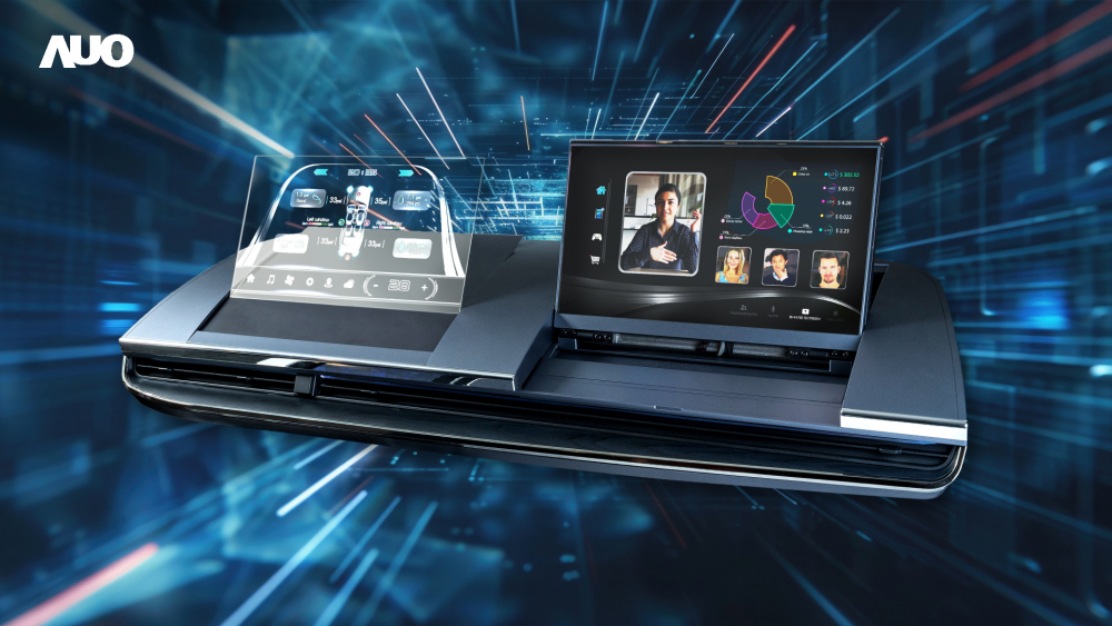 OD体育Micro LED Display HMI解决方案打造透明Micro LED前座仪表，呈现信息并保留驾驶视野开阔；亦为副驾驶座乘客打造收放自如的Micro LED屏幕，在不影响显示质量的前提于显示区内建镜头，让用户能与视讯对象直接眼神接触，提供绝佳的双向沟通体验