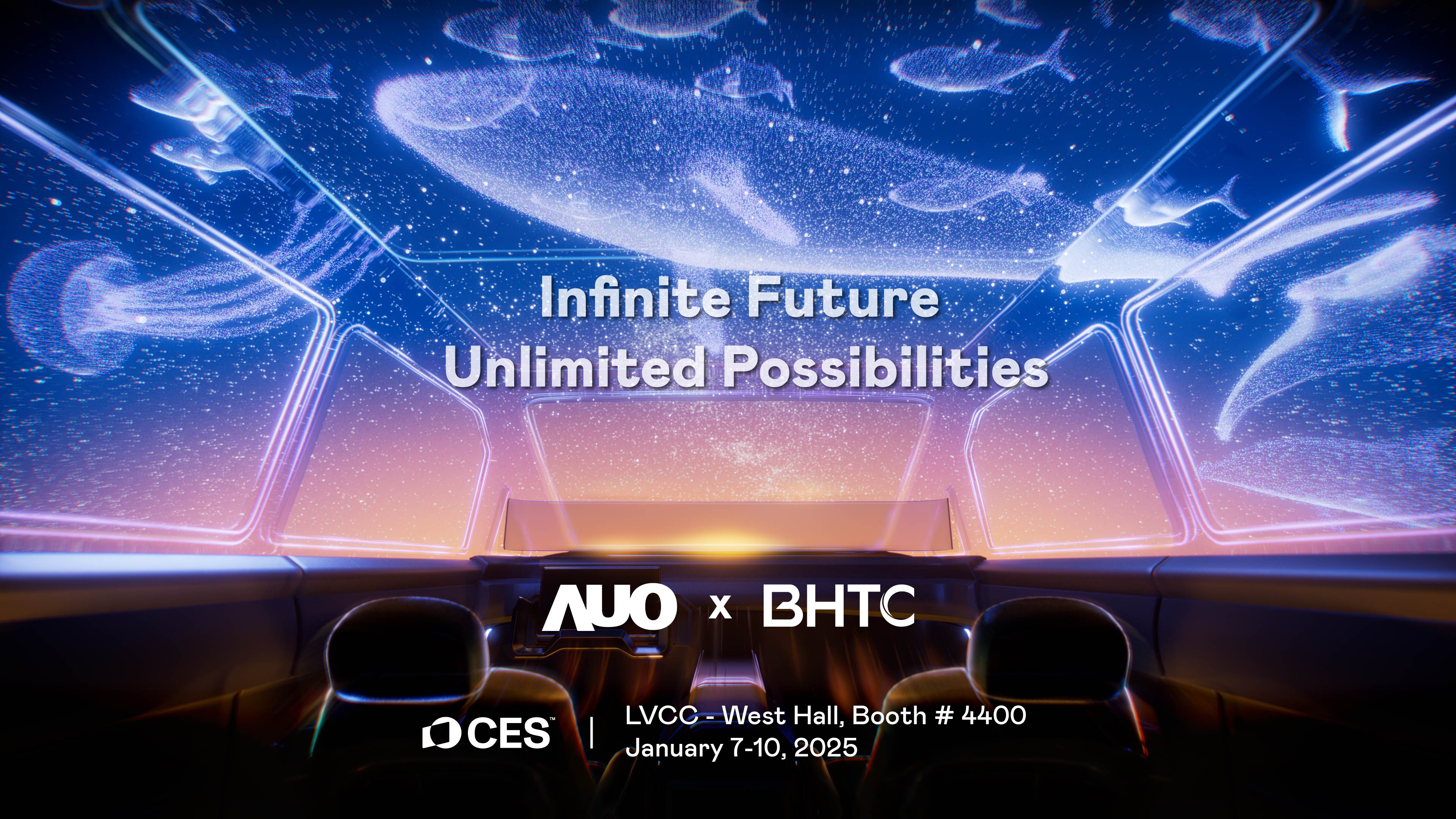 OD体育以Infinite Future, Unlimited Possibilies为主题，联合BHTC于CES 2025扩大规模展出