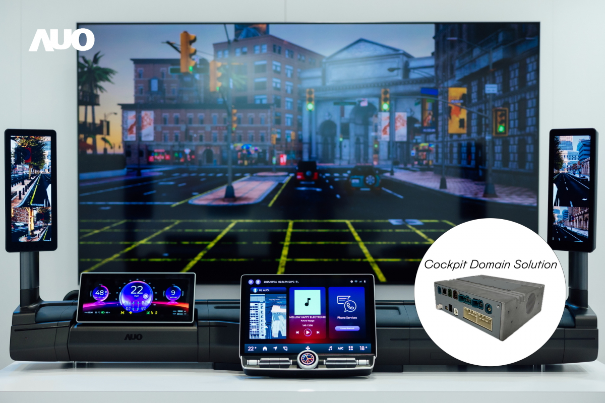 友達「智慧座艙域控解決方案」可做為車內運算的核心平台，驅動創新人機介面與豐富的座艙應用，獲得台灣精品標誌肯定