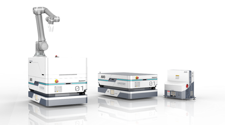 友達數位開發的自主式移動機器人（AMR250M），搭配全向輪並結合AI演算法、2D LiDAR、3D攝影機等技術，協助客戶實現產線全自動化